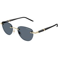 Montblanc MB0412S アジアフィット 001 メガネ フレーム - 男性用 - 金色