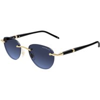 Montblanc MB0412S アジアフィット 006 メガネ フレーム - 男性用 - 金色