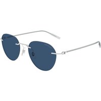 Montblanc MB0428S 004 メガネ フレーム - 男性用 - Silver