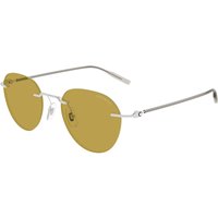 Montblanc MB0428S 005 メガネ フレーム - 男性用 - Silver