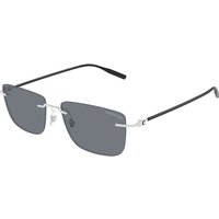 Montblanc MB0429S 002 メガネ フレーム - 男性用 - Silver