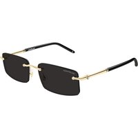 Montblanc MB0443S 001 メガネ フレーム - 男性用 - 金色