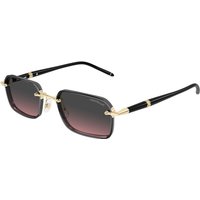 Montblanc MB0483S 003 メガネ フレーム - 男性用 - 金色