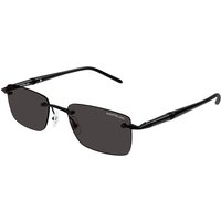Montblanc MB0344S Asian Fit 011 Men's Sunglasses Black Size 54