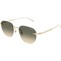 Montblanc MB0405S アジアフィット 006 メガネ フレーム - 男性用 - 金色