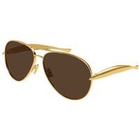 Bottega Veneta BV1305S 007 メガネ フレーム - 男性用 - 金色