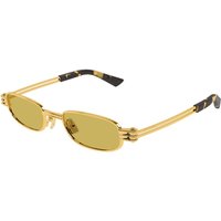 Bottega Veneta BV1381S 002 Men's Sunglasses Gold Size 50