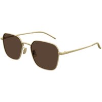 Bottega Veneta BV1422SA Asian Fit 001 Men's Sunglasses Gold Size 55
