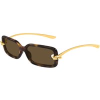 Bottega Veneta BV1439S 002 メガネ フレーム - 女性用 - べっ甲shell