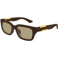 Bottega Veneta BV1453SA アジアフィット 004 メガネ フレーム - 男性用 - 茶色