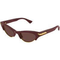 Bottega Veneta BV1431S 004 メガネ フレーム - 女性用 - バーガンディ