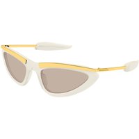 Bottega Veneta BV1477S 006 Women’s Sunglasses White Size 58