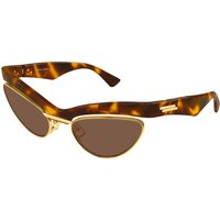 Bottega Veneta BV1480S 004 Women’s Sunglasses Gold Size 59