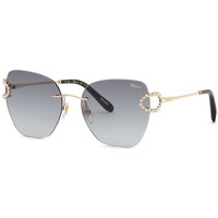 Chopard SCHM14S 0300 Men's Sunglasses Gold Size 57