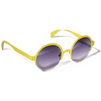 Italia Independent II 0027 060.000 Men's Sunglasses Yellow Size 51