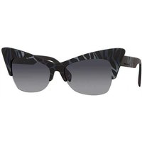 Italia Independent II 0908 ZEF.071 Women’s Sunglasses Black Size 52