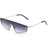 Italia Independent II 0322 075.000 Men's Sunglasses Silver Size 143