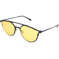 Italia Independent I-I MOD 0256 THIN METAL 009.CSM Men's Sunglasses Black Size 56