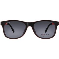 Polar JUNIOR 474 Clip-On Polarized 43 メガネ フレーム - 男性用 - 黒
