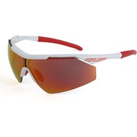 Salice 004 RW BIANCO/RW ROSSO Men's Sunglasses White Size 130