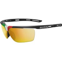 Salice 019 ITA RWP Polarized NERO/RW GIALLO Men's Sunglasses Black Size Standard