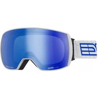 Salice 605 DARWF BIANCO/RW BLU Men's Sunglasses White Size Standard