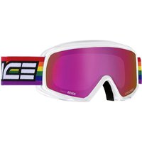 Salice 608 DARWF BIANCO/RW VIOLA Men's Sunglasses White Size Medium