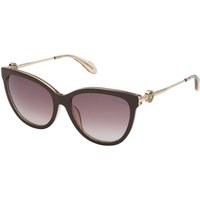 Blumarine SBM162 0AMF Women’s Sunglasses Brown Size 55