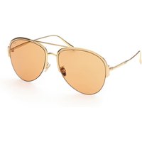 TODS TO0312-H 30E Women’s Sunglasses Gold Size 60