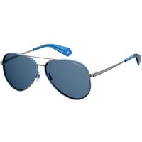 Polaroid PLD 6069/S/X Polarized V84/C3 Women’s Sunglasses Blue Size 61
