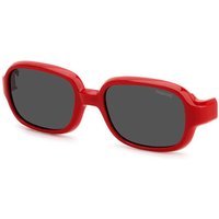 Polaroid PLD K003 CL-ON Clip-On Only Kids Polarized C9A/M9 Kids' Sunglasses Red Size 43