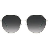 Polaroid PLD 4140/G/S/X Asian Fit Polarized 010/WJ Women’s Sunglasses Silver Size 59