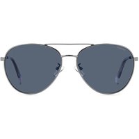 ポラロイド Polaroid PLD 4142/G/S/X アジアフィット Polarized 6LB/C3 メガネ フレーム - 男性用 - 灰色