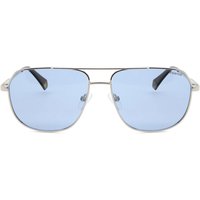 ポラロイド Polaroid PLD 6195/S/X Polarized 010/C3 メガネ フレーム - 男性用 - Silver