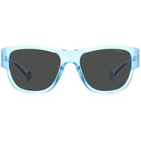 Polaroid PLD 6197/S Polarized MVU/M9 Men's Sunglasses Blue Size 55