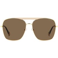 Polaroid PLD 6201/S/X Polarized YYH/SP Women’s Sunglasses Gold Size 59