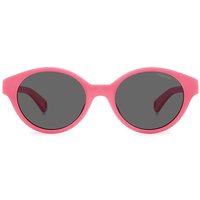 ポラロイド Polaroid PLD K007/S 子供用 Polarized MU1/M9 メガネ フレーム - 子供用 - ピンク