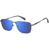 Polaroid PLD 2171/G/S/X Asian Fit Polarized V6D/5X Men's Sunglasses Silver Size 58