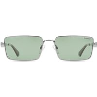 ポラロイド Polaroid PLD 6255/S/X Polarized 6LB/UC メガネ フレーム - 男性用 - Silver