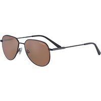 Serengeti Haywood Polarized SS543004 Men's Sunglasses Black Size 56