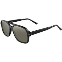 Serengeti Marco Polarized SS602007 Men's Sunglasses Black Size 57