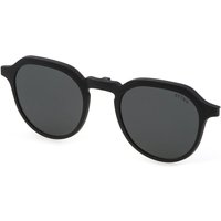 Sting AGSJ702 Clip-On Only Polarized U28P Men's Sunglasses Black Size 45