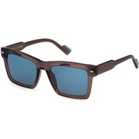Sting SST512 0AAK Men's Sunglasses Brown Size 55
