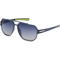 Fila SFI301 Polarized 6G5P Men's Sunglasses Blue Size 60