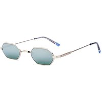 Etnia Barcelona Bywater Sun SLGY Men's Sunglasses Silver Size 47