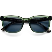 Etnia Barcelona Luzon Polarized GRBK Men's Sunglasses Green Size 55