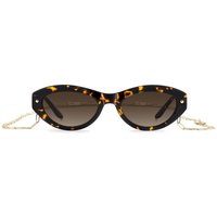 Carolina Herrera HER 0406/S 086/HA メガネ フレーム - 女性用 - べっ甲shell