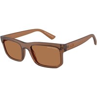 Armani Exchange AX4165SF Asian Fit 835873 Men's Sunglasses Brown Size 56