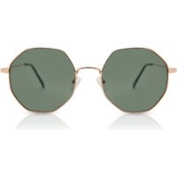 Geometric Full Rim Metal Men's Prescription Sunglasses Rose-Gold Size 55 - SmartBuy Collection