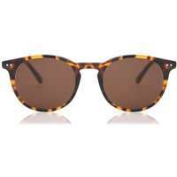 男性用 円形 フルリム プラスチック べっ甲shell メガネ フレーム - SmartBuy Collection